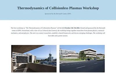 thermodynamicsofplasmas.org snapshot