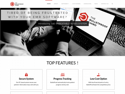 thebulletproofchiro.com snapshot