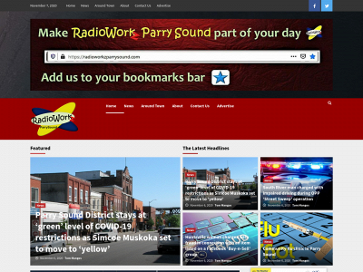 radioworkzparrysound.com snapshot