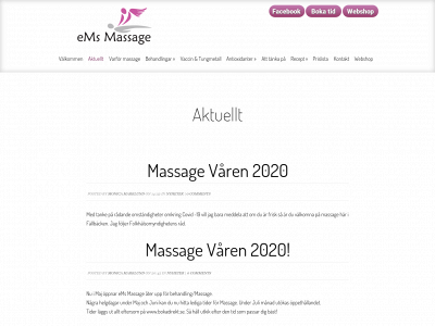 emsmassage.se snapshot
