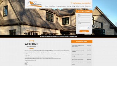 awmroofing.com snapshot