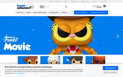 hunterandcollectors.com snapshot