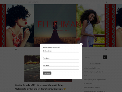 ellieimani.com snapshot