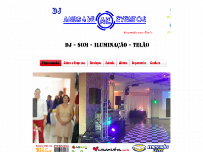 andradeeventos.com snapshot