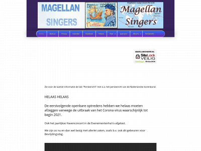 magellansingers.nl snapshot