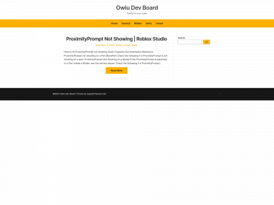 owiudevboard.com snapshot
