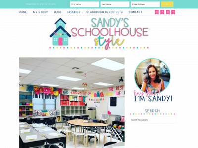sandysschoolhousestyle.com snapshot