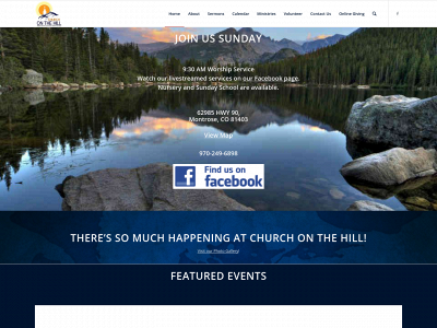 montrosechurchonthehill.org snapshot