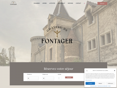 chateaufontager.fr snapshot
