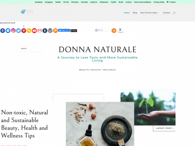 donnanaturale.com snapshot