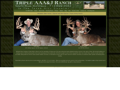 tripleaaajranch.com snapshot