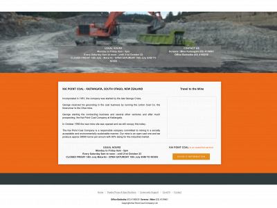 www.kaipointcoal.co.nz snapshot