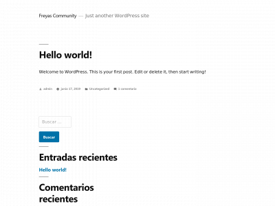 freyascommunity.com snapshot