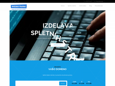 www.webstrani.si snapshot