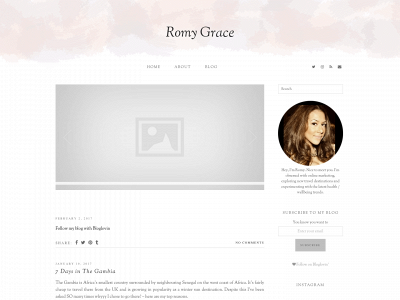 romygrace.com snapshot