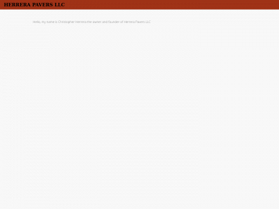 herrerapaversllc.com snapshot