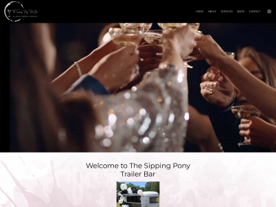www.thesippingponytrailerbar.com snapshot