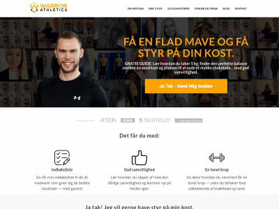 athletic-warrior.com snapshot
