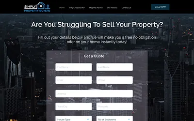 simplypropertybuyers.co.uk snapshot