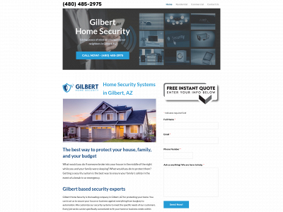 www.gilberthomesecuritypros.com snapshot