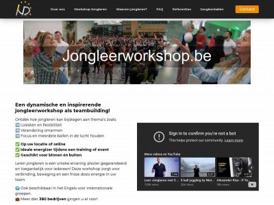 jongleerworkshop.be snapshot