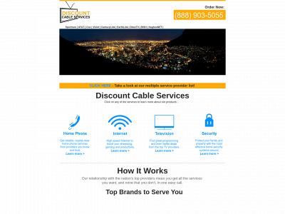 discountcableservice.com snapshot