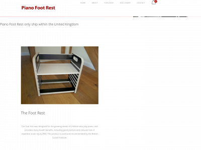 pianofootrest.co.uk snapshot