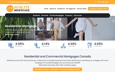 sunlitemortgage.ca snapshot
