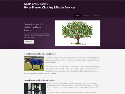 applecreekhorseblanket.com snapshot