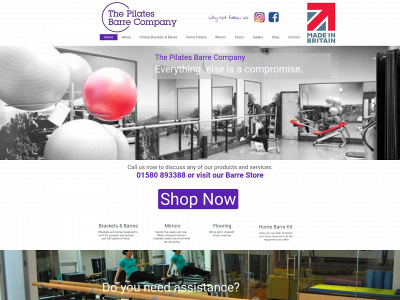 thepilatesbarrecompany.com snapshot