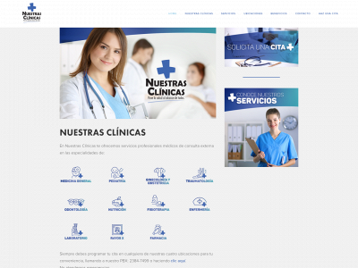 nuestrasclinicas.com snapshot