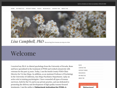 drlisacampbell.com snapshot