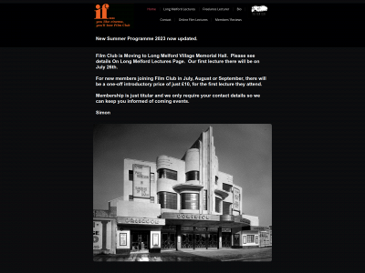 filmclublectures.co.uk snapshot