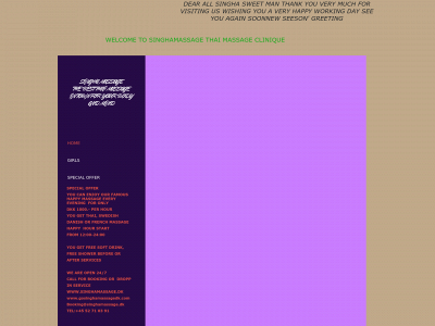 singhamassage.dk snapshot