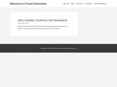 fecalanomalies.com snapshot