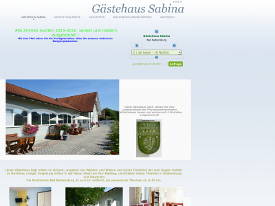 gaestehaus-sabina.at snapshot