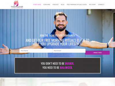 www.thinkclever.co snapshot