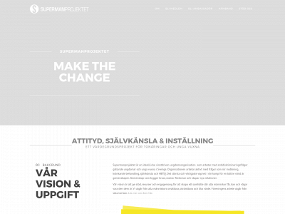 supermanprojektet.se snapshot