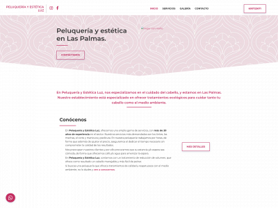 peluqueriayesteticaluz.es snapshot