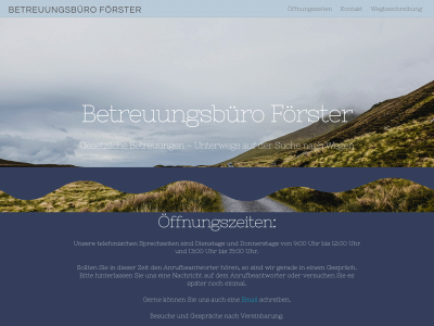 betreuungsbuero-foerster.de snapshot