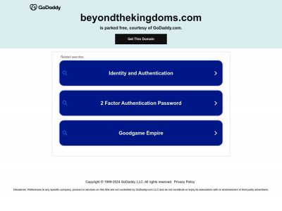 beyondthekingdoms.com snapshot