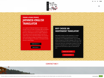 sprinklelinguistics.com snapshot
