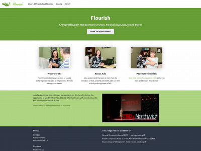 flourishchiropractic.co.uk snapshot
