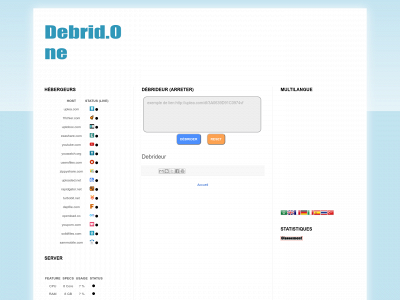 debrid.one snapshot
