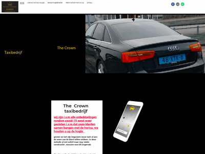 thecrowntaxibedrijf.nl snapshot