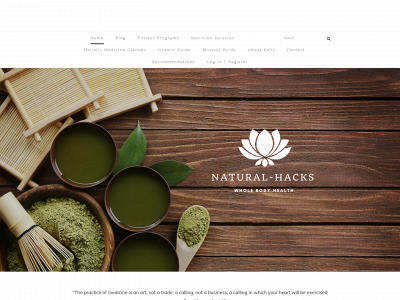 www.natural-hacks.com snapshot