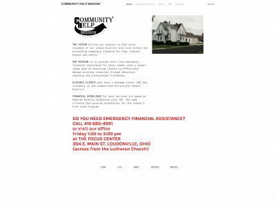 www.communityhelpmission.org snapshot