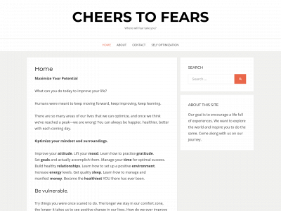 cheerstofears.com snapshot