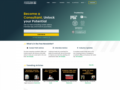 thecambridgeconsultant.com snapshot