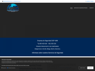 www.iscsecurity.es snapshot